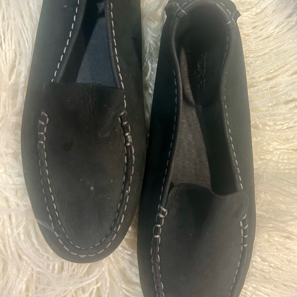 Sperry Women Black Loafers